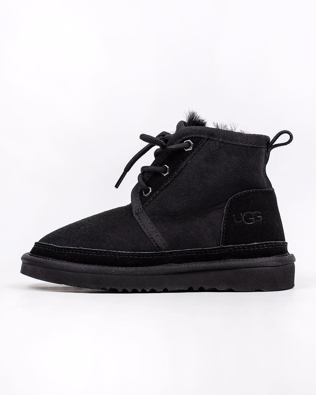 

Детские зимние ботинки UGG Neumel Black / Угги Ноймел Черные 31