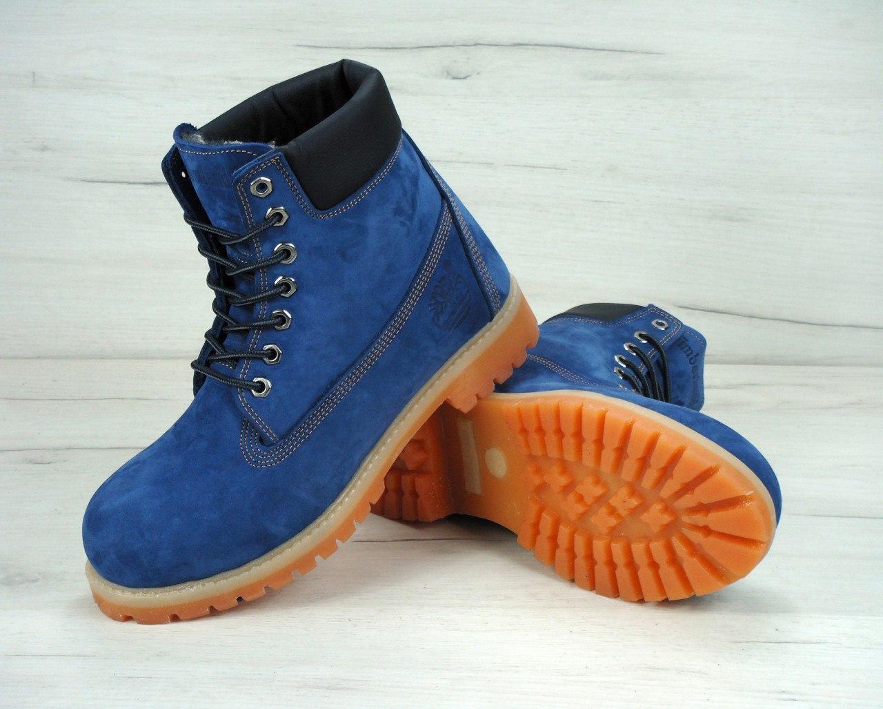 

Женские ботинки Timberland Blue (Termo) / Тимберленд Синие