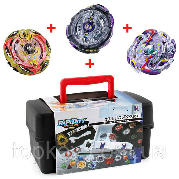 

Набор BEYBLADE: Кейс-Бокс + B103 + B41 + B102 (tdx0000360)