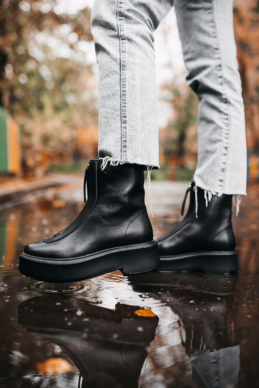 

Женские Ботинки The Row Boots Black / Зе Роу Бутс Черные, Черный