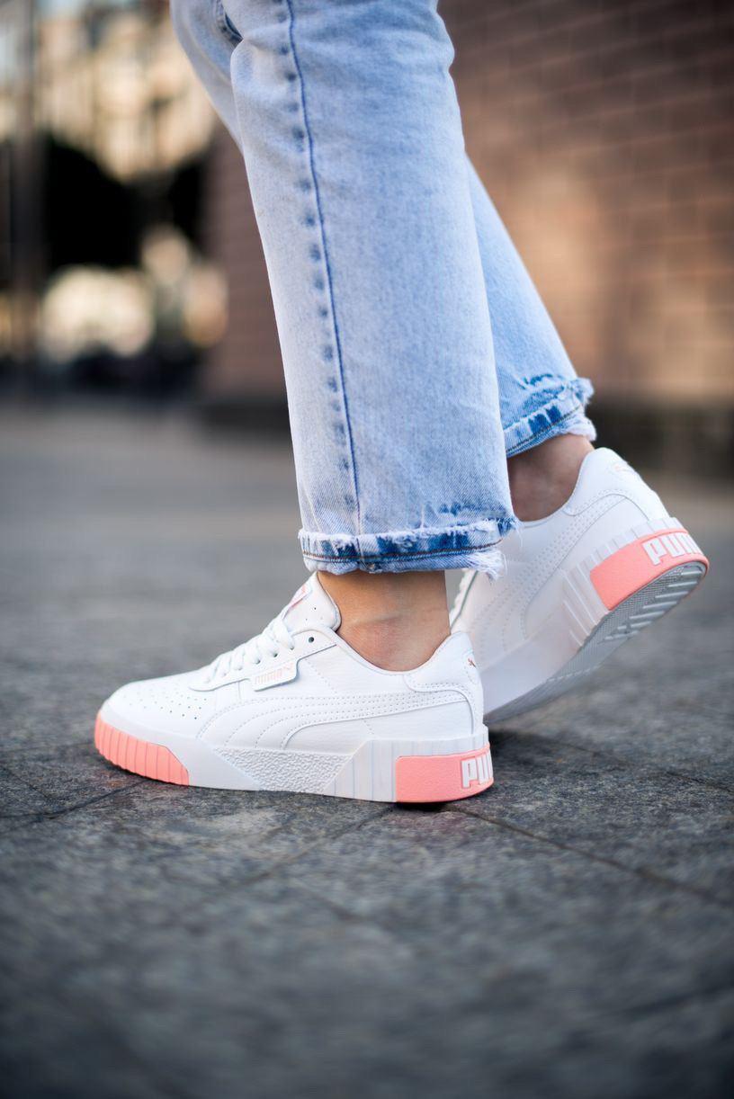 

Женские кроссовки Puma Cali White Pink / Пума Кали Белые Розовые 38, Белый