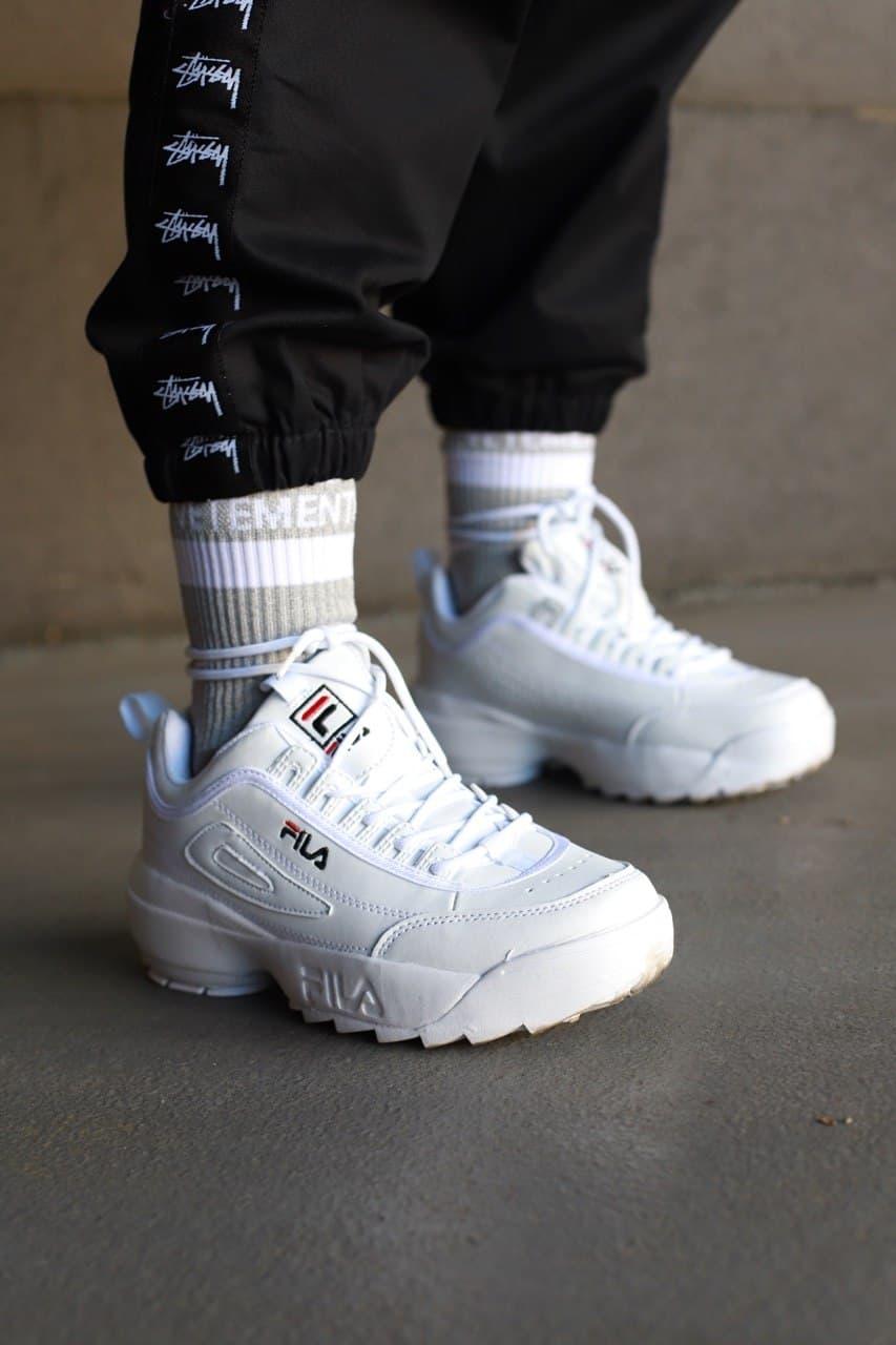 

Женские зимние кроссовки Fila Disruptor White / Фила Дизраптор Белые 37, Белый