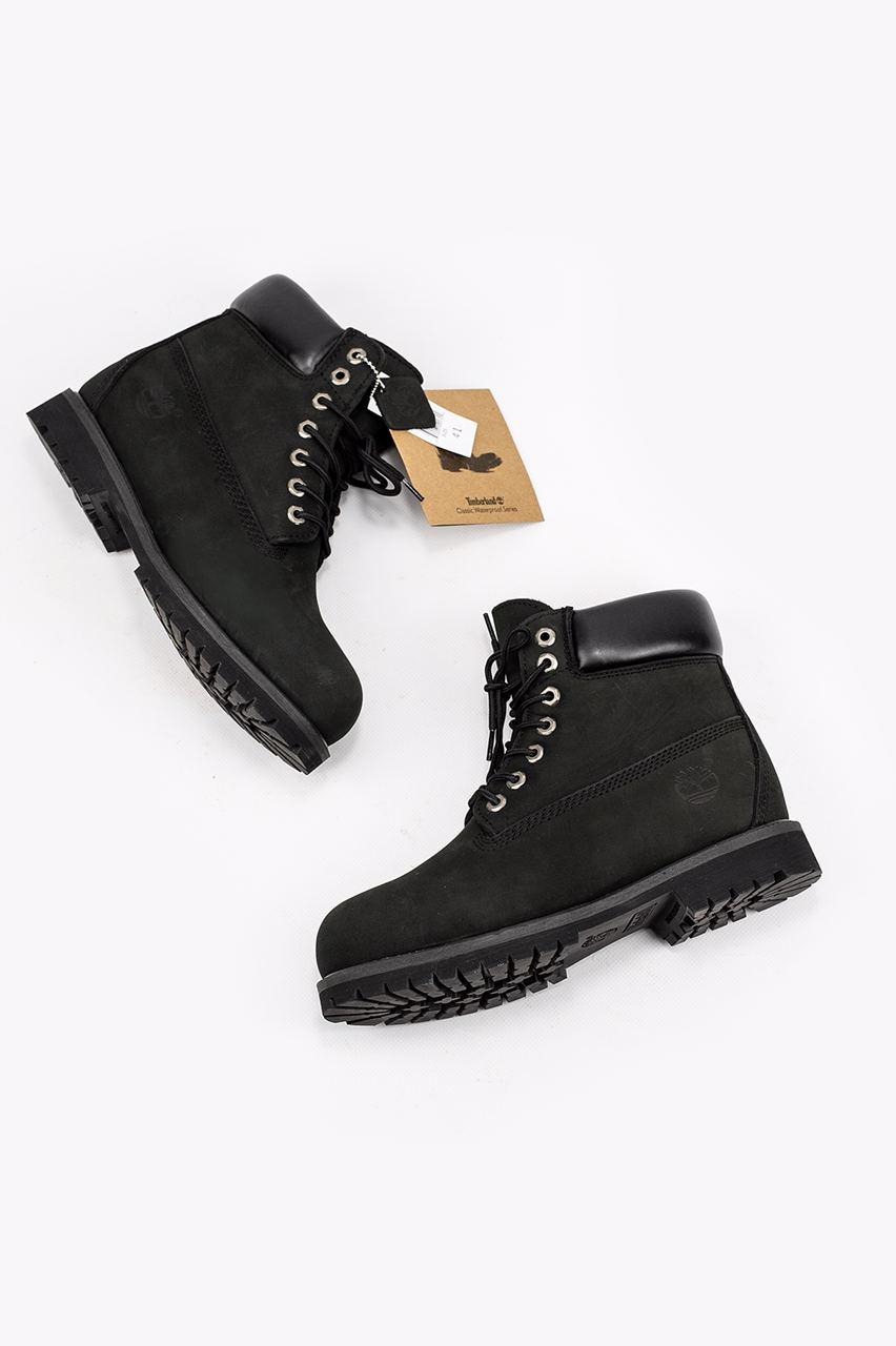 

Женские ботинки Timberland Black Classic / Тимберленд Черные Классик 39, Черный