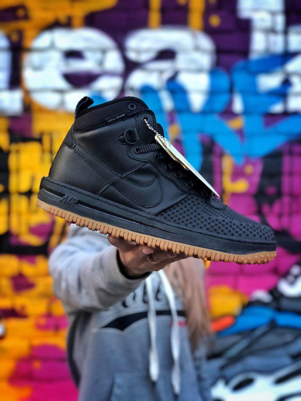 

Мужские кроссовки Nike LUNAR FORCE 1 DUCKBOOT 16 Black / Найк Лунар Форс 1 Дакбут 44, Черный