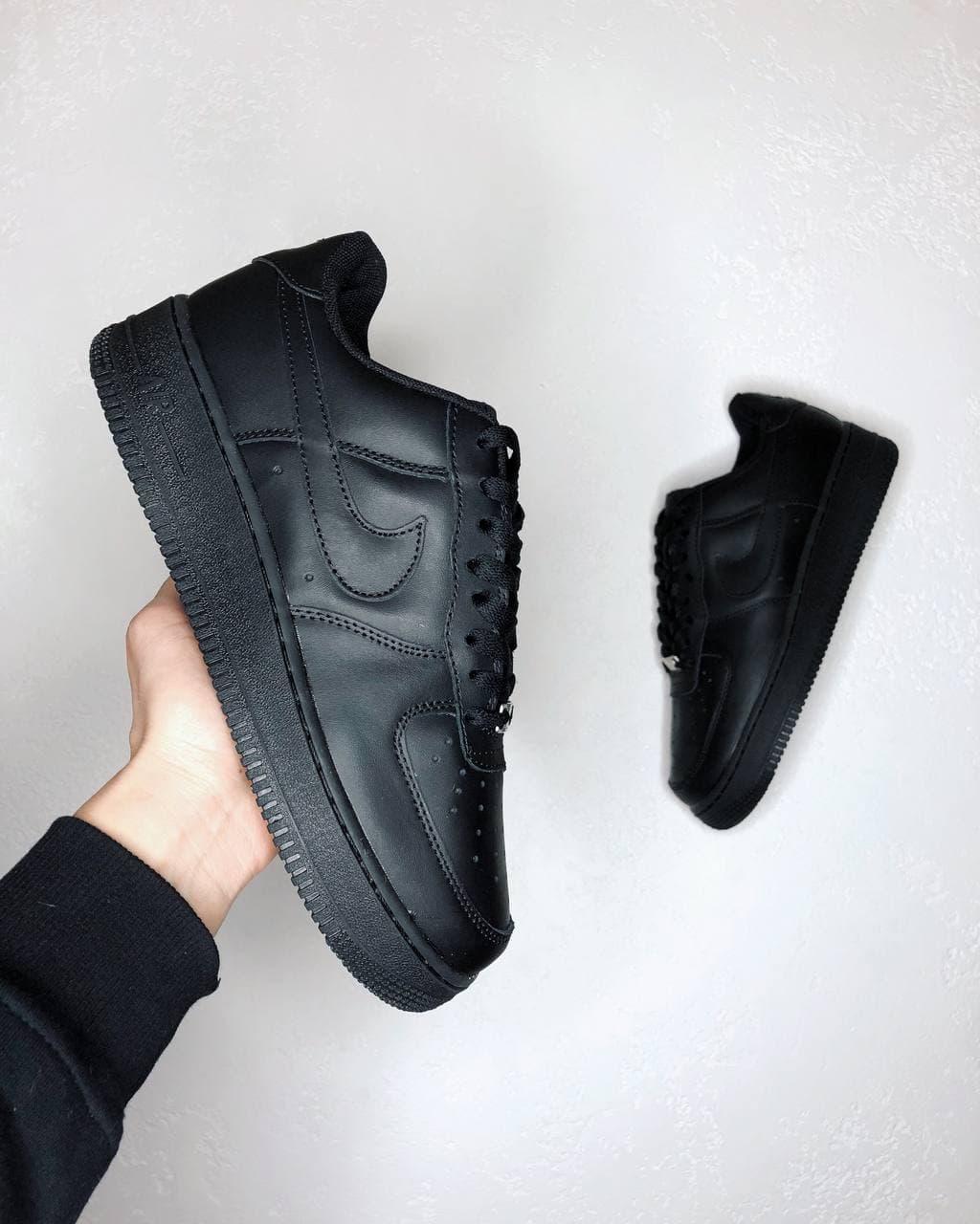 

Женские кроссовки Nike Air Force 1 classic Black / Найк Аир Форс 1 Черные 40, Черный