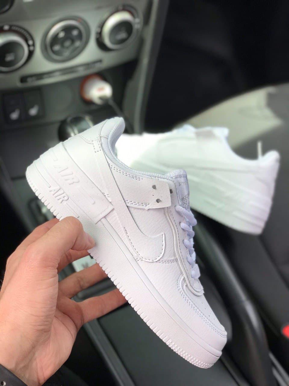 

Женские кроссовки Nike Air Force Shadow White / Найк Аир Форс Шадоу Белые 41, Белый