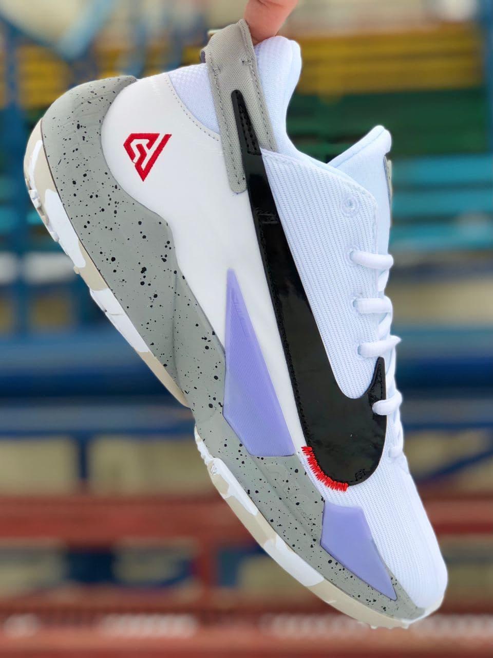 

Мужские кроссовки Nike Zoom Freak 2 White Grey / Найк Зум Фрик 2 Черные Белые Серые 45, Белый