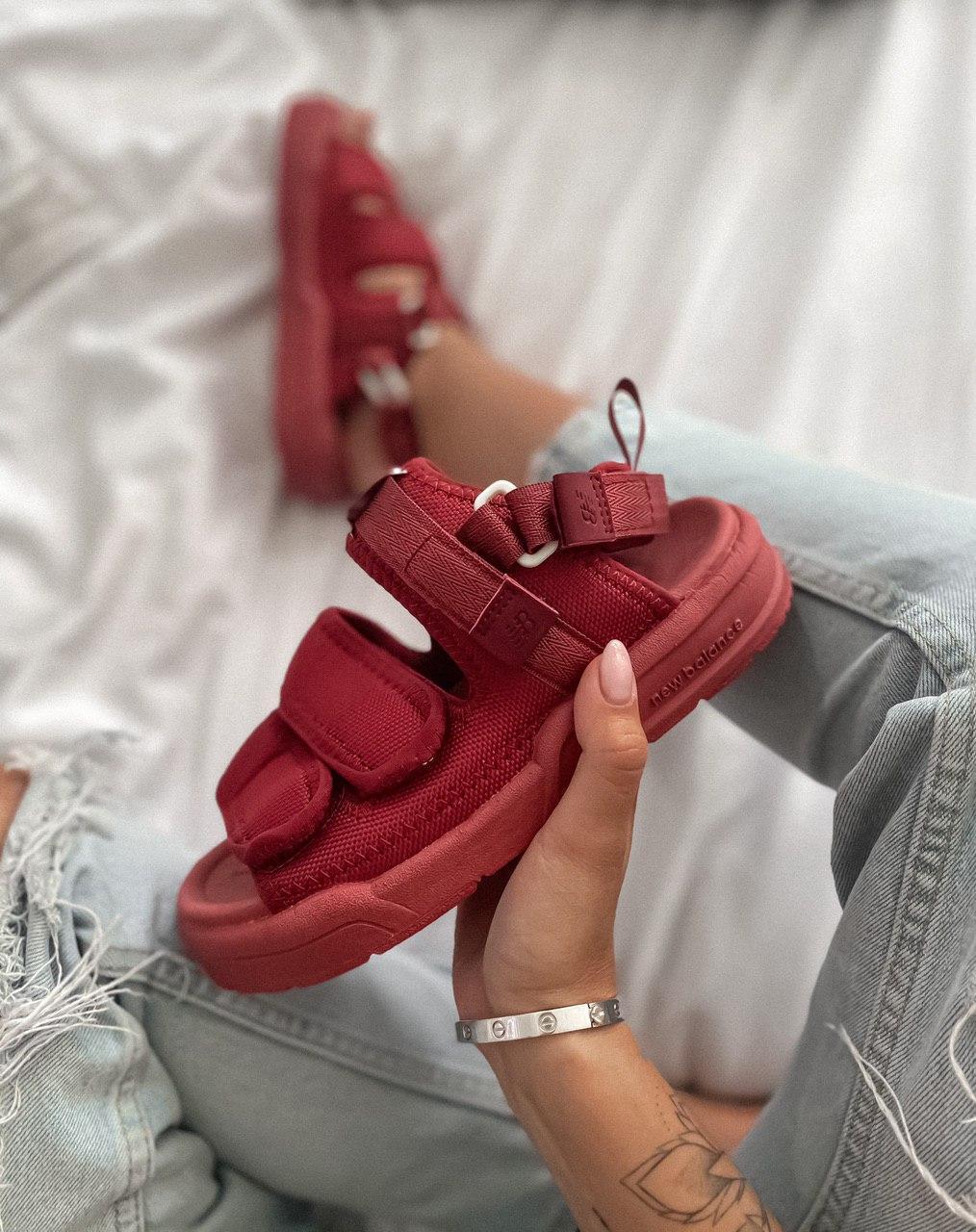

Сандалии New Balance Sandals Red / Нью Беланс Ред 40, Черный
