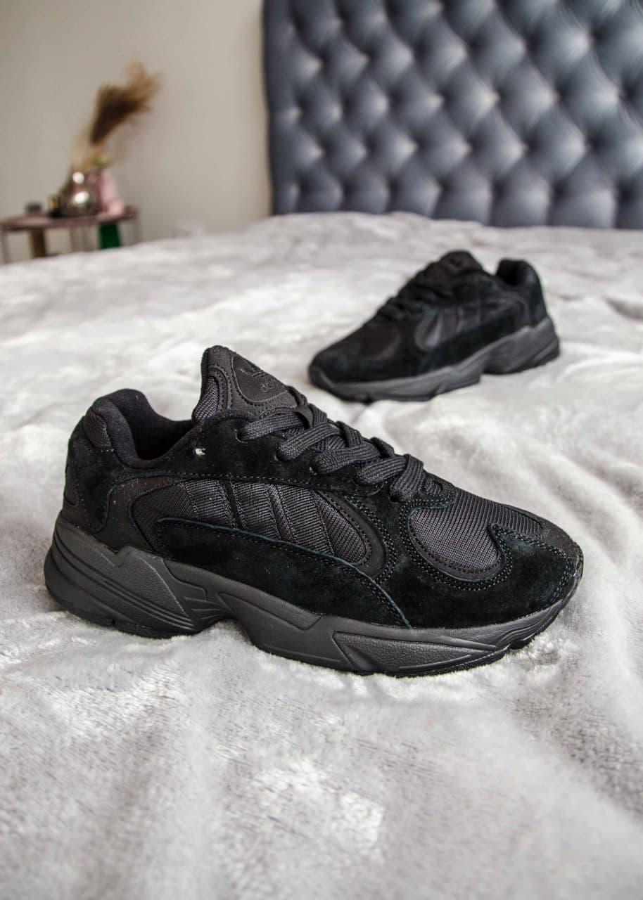 

Женские кроссовки Adidas Yung 1 Black / Адидас Янг 1 Черные 38, Черный