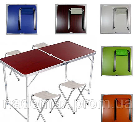 Стіл і стільці для пікніка Folding Table 4245, фото 2