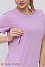Базовая трикотажная футболка для беременных и кормящих ТМ Юла Мама MEGAN NR-21.013 белый, фото 8