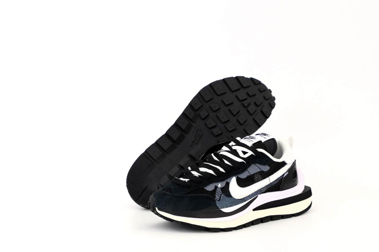 

Кроссовки Nike Vapor Waffle x Sacai Black White (Кроссовки Найк Сакаи Вафл черно-белые 36-45) 42, Черно-белый