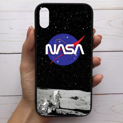 

Чехол Mood для iPhone Xs Max с рисунком Nasa луна SKL68-284679, Разные цвета