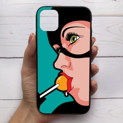 

Чехол Mood для iPhone 11 с рисунком Девушка с чупа чупсом SKL68-284717, Разные цвета