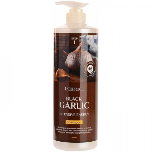 

Шампунь от выпадения волос с экстрактом чёрного чеснока Deoproce Black Garlic Intensive Energy Shampoo