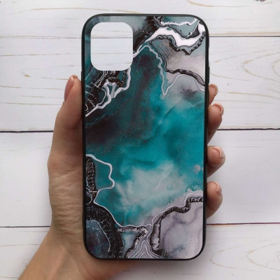 

Чехол Mood для iPhone 11 Pro с рисунком Мрамор зеленый SKL68-286763, Разные цвета