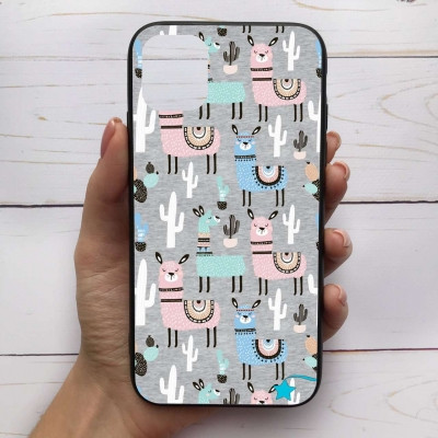 

Чехол Mood для iPhone 11 Pro Max с рисунком Ламы на сером SKL68-287810, Разные цвета