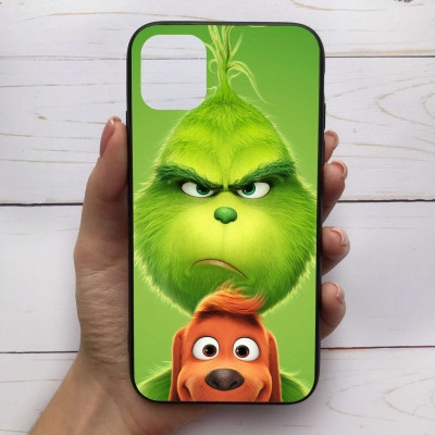 

Чехол Mood для iPhone 11 Pro Max с рисунком Гринч с собакой SKL68-288729, Разные цвета