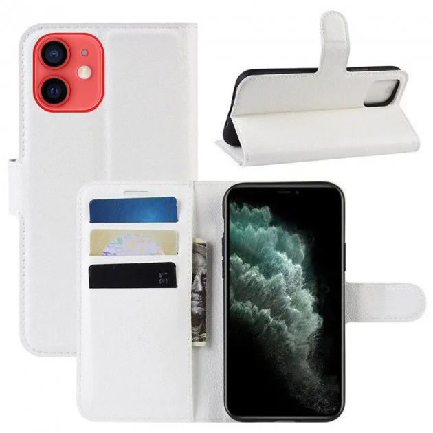 

Чехол Fiji Luxury для Apple Iphone 12 Pro книжка белый