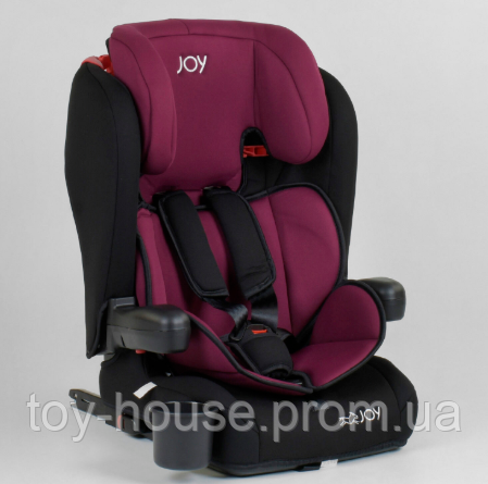 

Автокресло детское Joy 73180 система ISOFIX черно-малиновое, Черно-малиновый