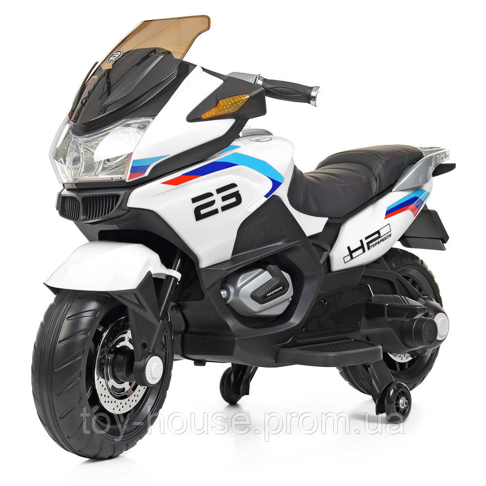 

Детский двухколесный мотоцикл BAMBI RACER M 4272EL-1 белый Аккумулятор 12V/7AH
