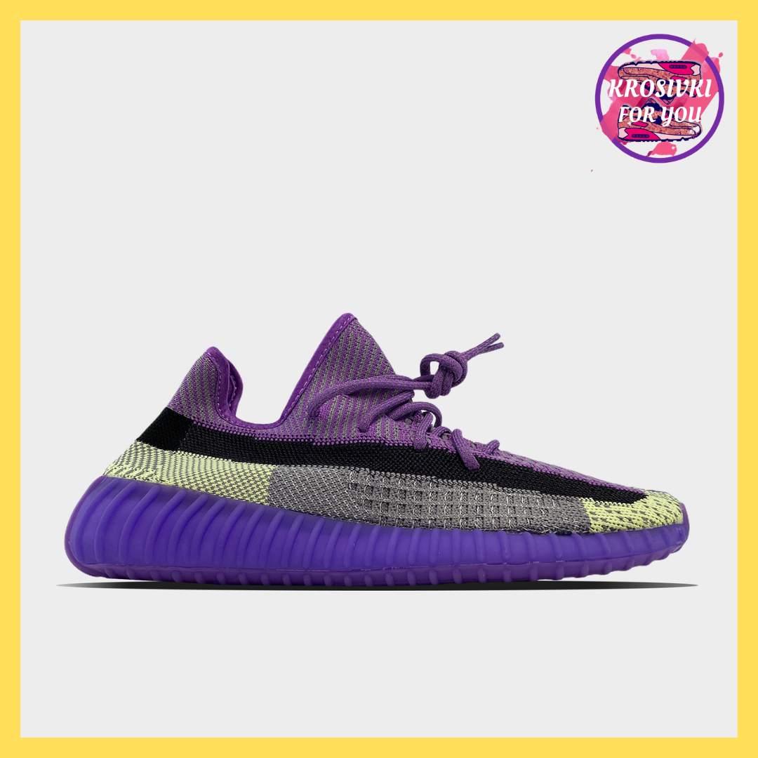 

Женские кроссовки Adidas Yeezy Boost 350 V2 Yeshaya (Фиолетовый) 37, Фиолетовый;желтый;серый;черный