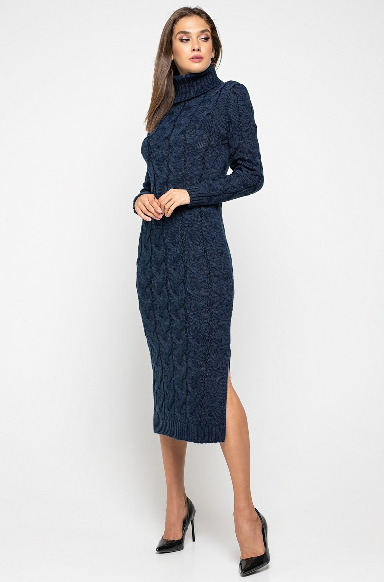 

Платье Prima Fashion Knit Ангелина 42/48 Темно-синий (Pfk-5539007-1)