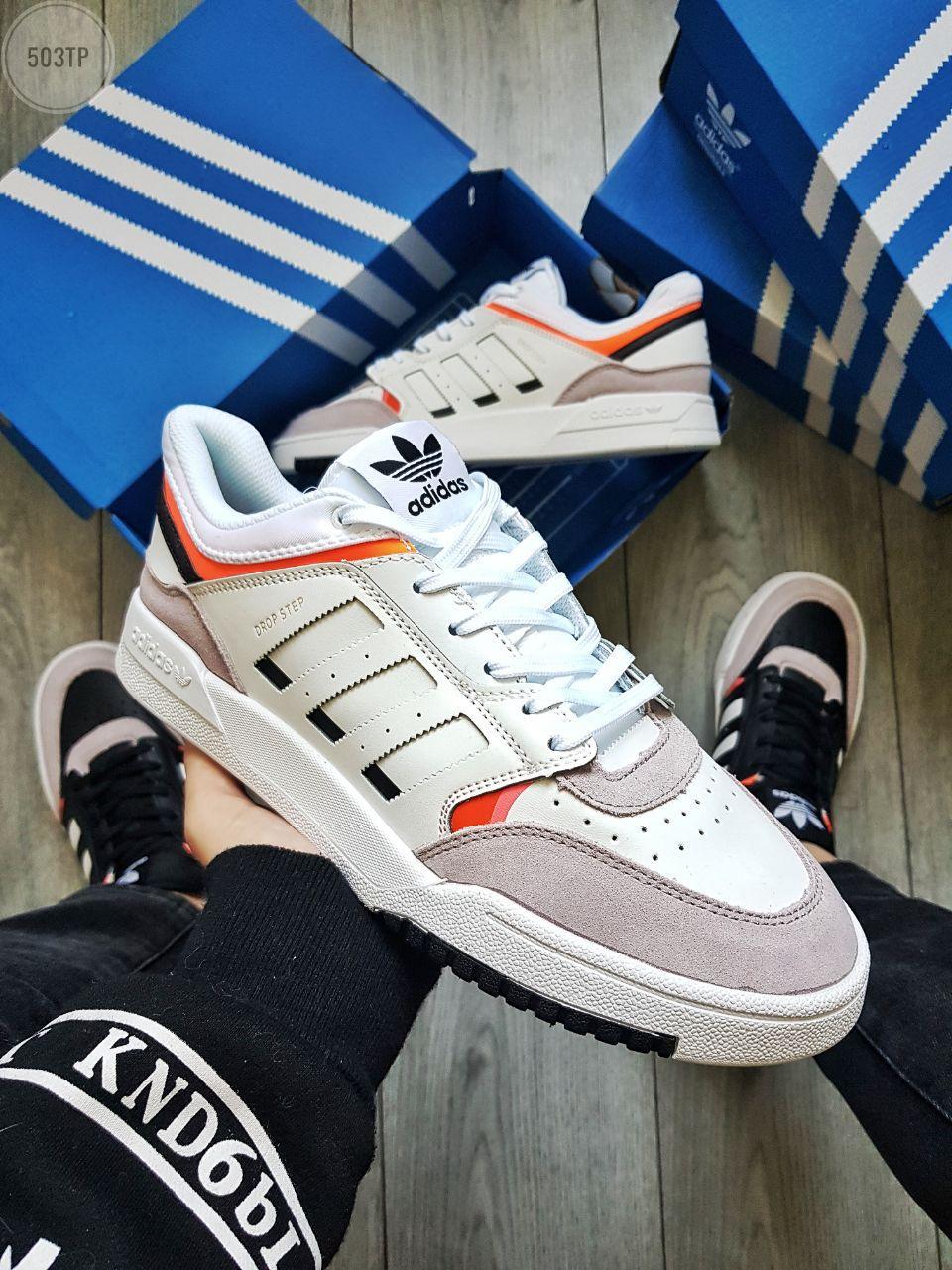 

Мужские кроссовки Adidas Drop Step White\Grey\Orange, Белый