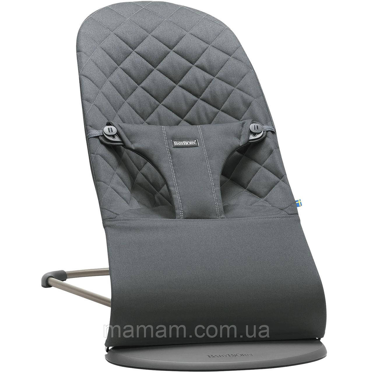 

Кресло–шезлонг BabyBjorn Balance Bliss Anthracite Cotton