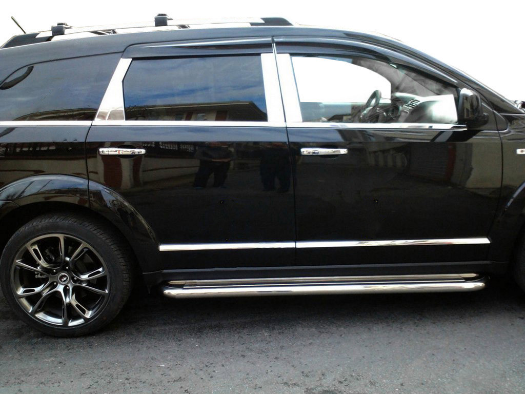 

Dodge Journey 2008↗ гг. Молдинг дверной (4 шт, нерж.)
