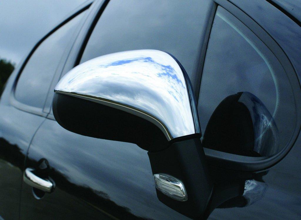 

Peugeot 308 2007-2013 гг. Накладки на зеркала (2 шт, нерж) Carmos - Турецкая сталь