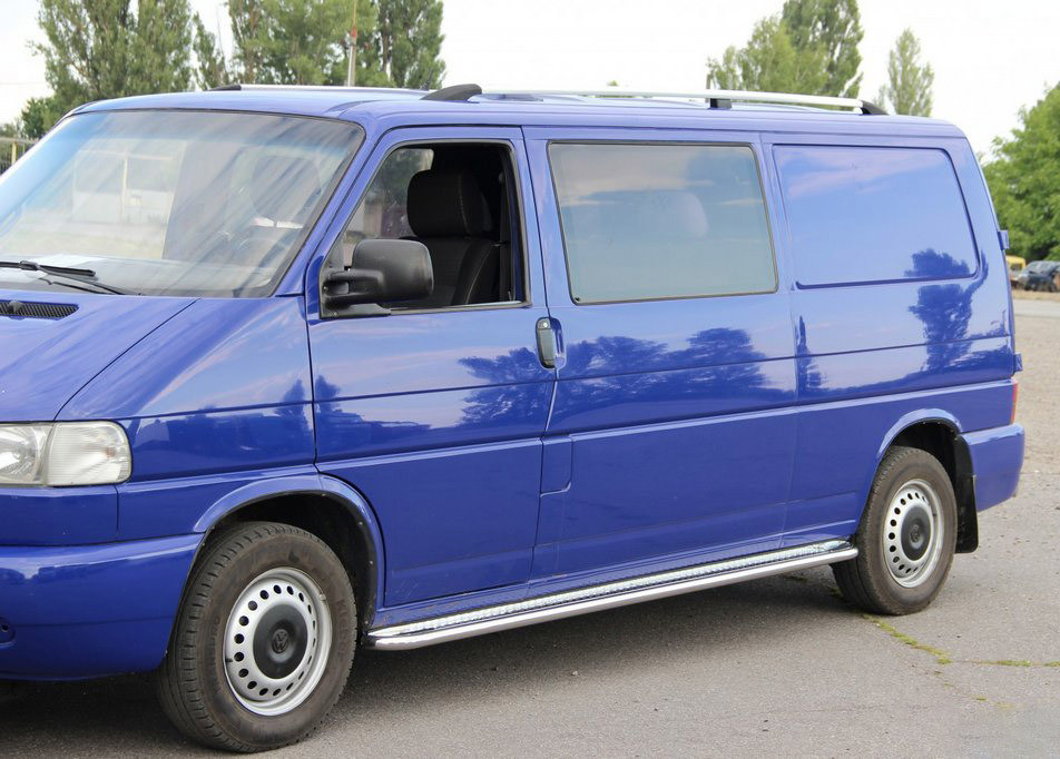 

Volkswagen T4 Caravelle/Multivan Рейлинги Хром Длинная база, Пластиковые ножки