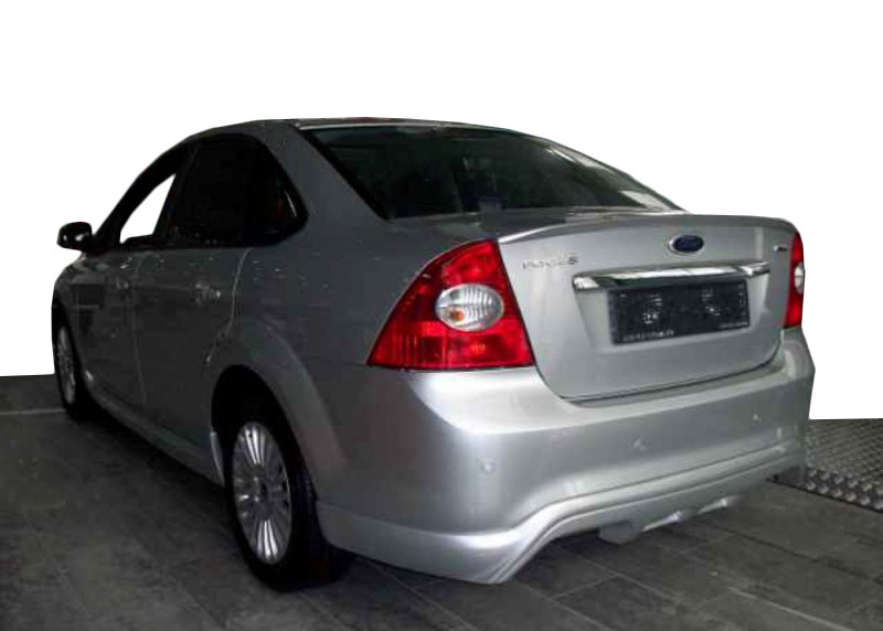 

Ford Focus II 2005-2008 гг. Накладка на задний бампер Sedan (под покраску)