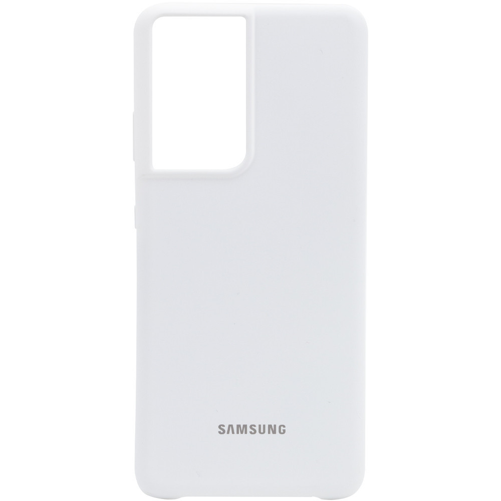 

Чехол Silicone Cover (AA) для Samsung Galaxy S21 Ultra, Белый / white