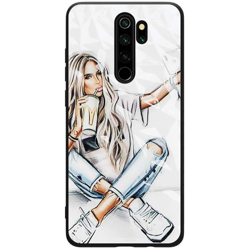 

TPU+PC чехол Prisma Ladies для Xiaomi Redmi Note 8 Pro, Selfie