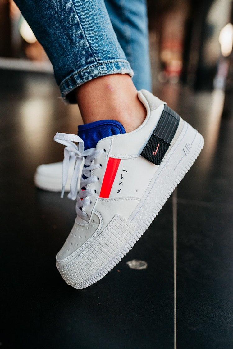 

Женские кроссовки Nike Air Force 1 Low N. 354 White / Найк Аир Форс 1 Лов № 354 Белые 37, Белый