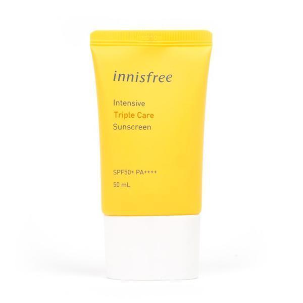 

Солнцезащитный крем Innisfree Intensive Triple Care Sunscreen SPF50 Pa++++ 50 мл (8809612857871)