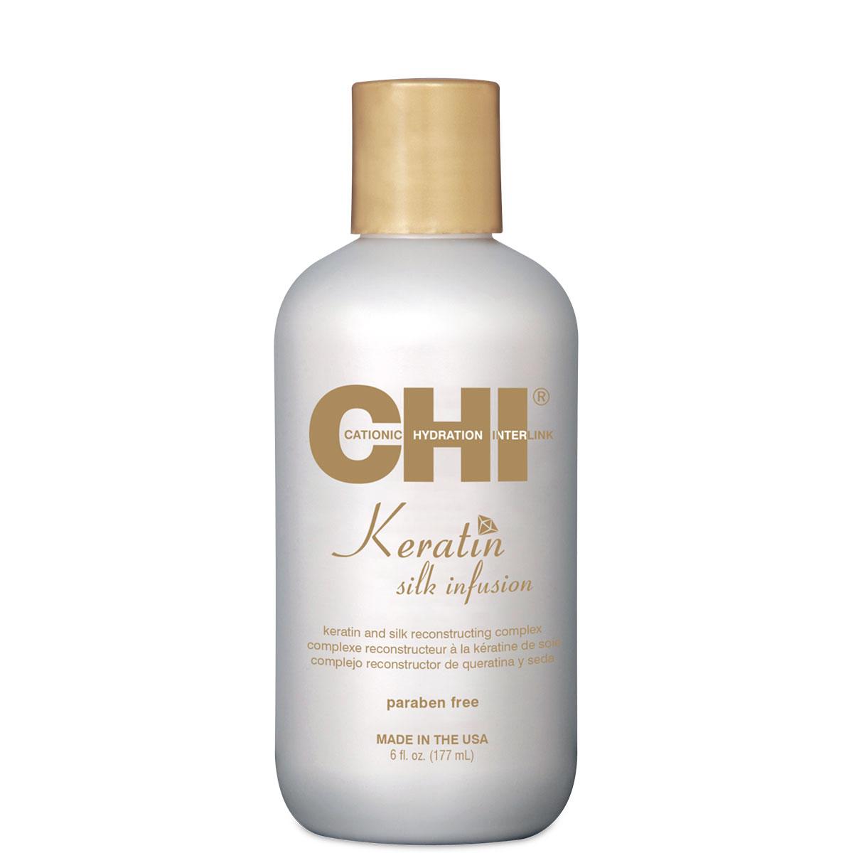 

Відновлювальний шовковий комплекс CHI Keratin Silk Infusion з кератином, (177 ml)