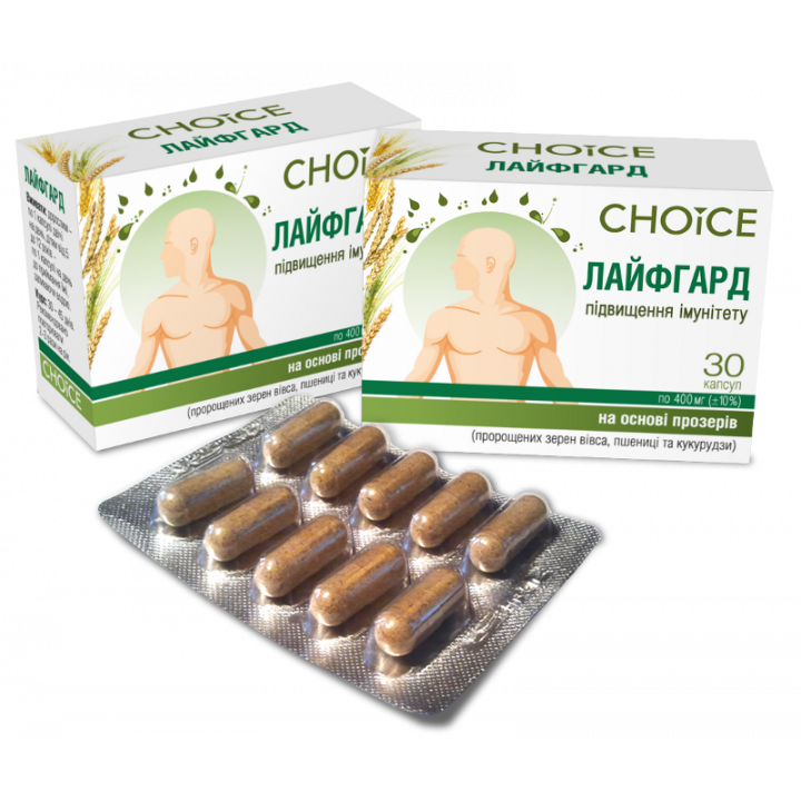 

Лайфгард Choice (повышение иммунитета) 30 капс