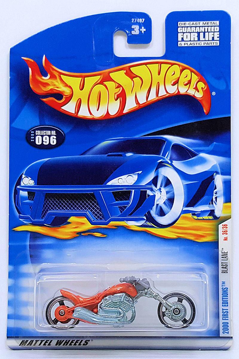 

Мотоцикл Hot Wheels - Blast Lane - 2000 First Editions (#096). Mattel. Оригинал