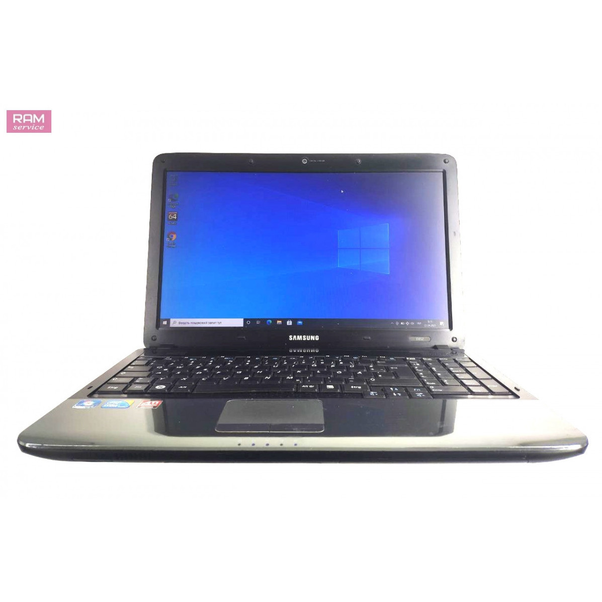 

Стильний ноутбук Samsung E452, 15.6", Core I3-370M (2x2.4 GHz), 4 GB RAM, 320 GB HDD, ATI Mobility Radeon HD