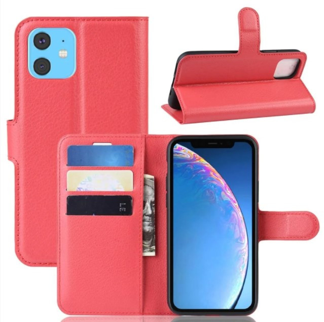 

Чехол-книжка Bookmark для iphone 11 red, Красный