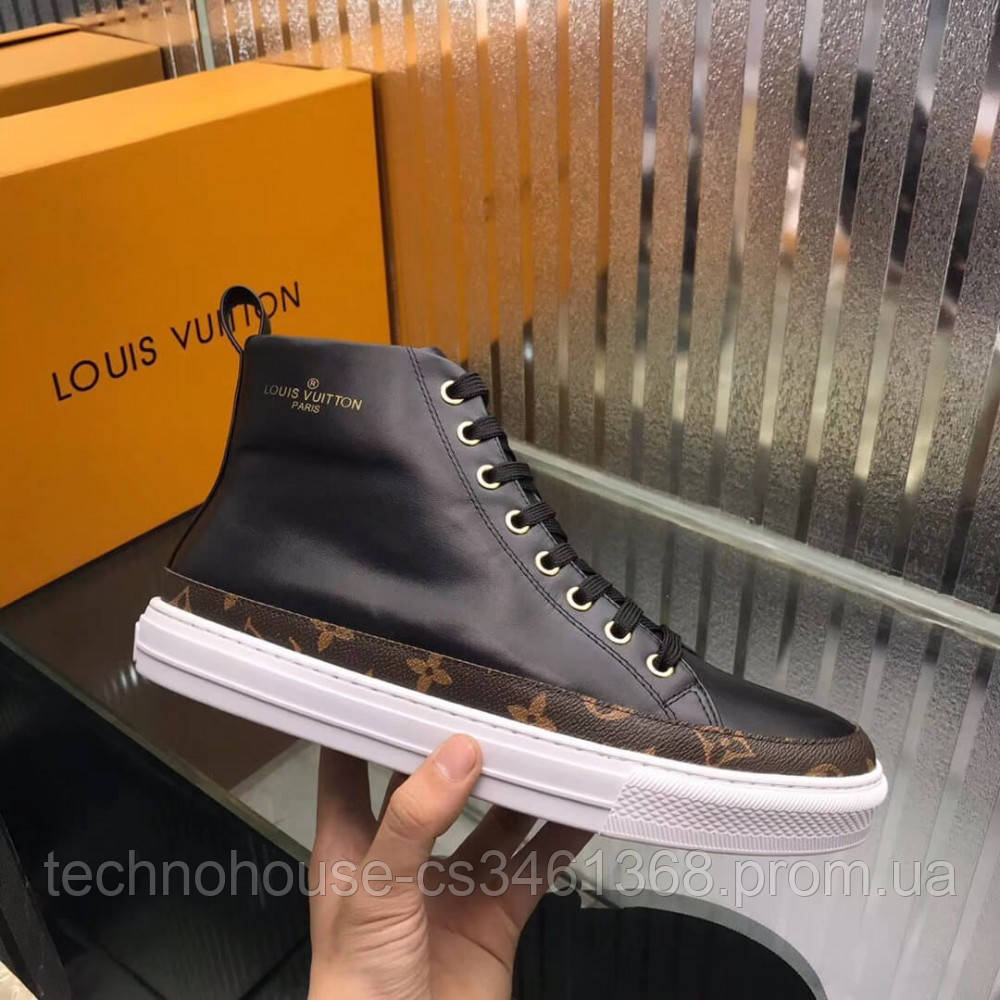 

Высокие Кроссовки Louis Vuitton Stellar Black Monogram