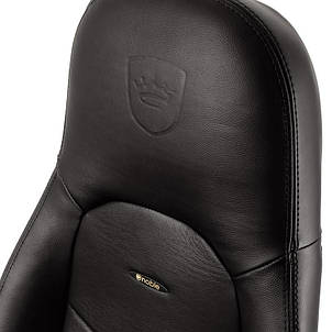 Крісло для геймерів Noblechairs Icon Real Leather Black (GAGC-090), фото 2