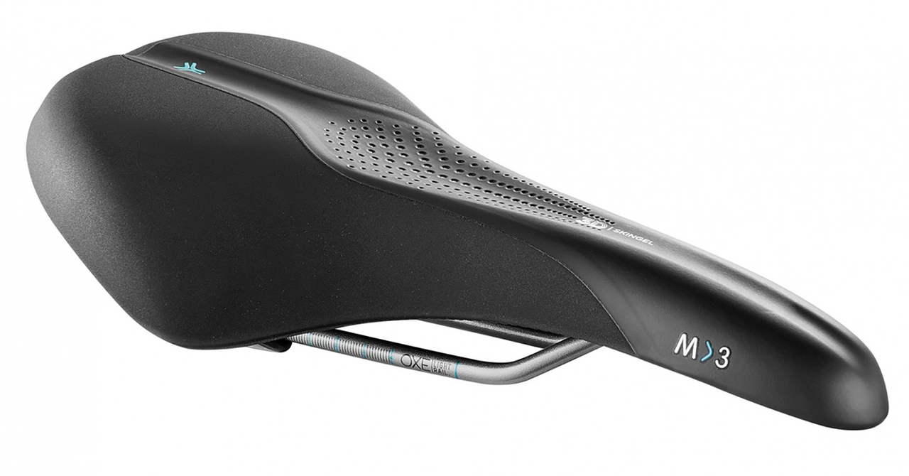 

Седло Selle Royal SCIENTIA M3 Moderate, 3D skingel, обивка Black gummy/Black mokka, 289х178мм, 465г, рейлы
