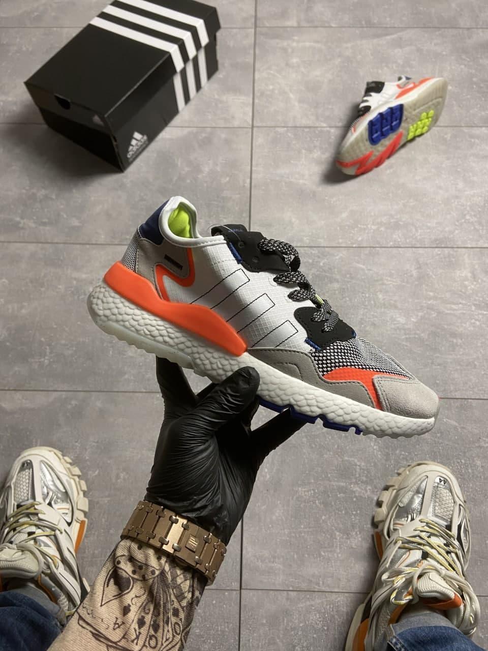 

Женские Кроссовки Adidas Nite Jogger Gray Orange / Адидас Найт Джогер Серый Оранжевый