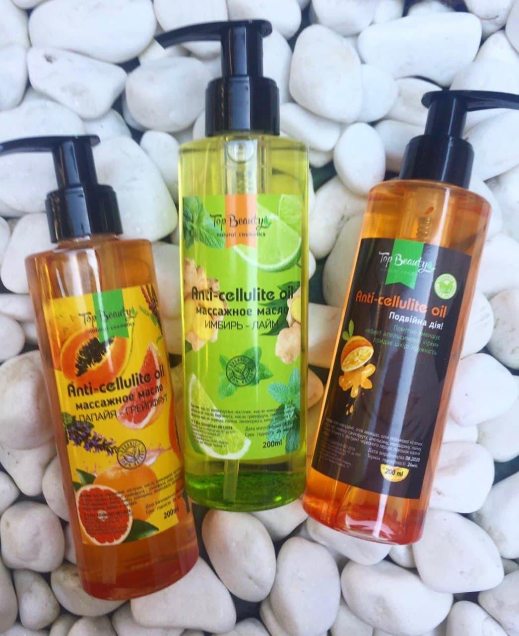 

Масло антицеллюлитное Top Beauty Anti-cellulite Oil Двойное Действие 200 мл