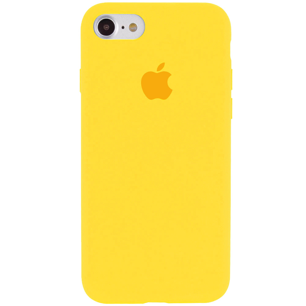 

Противоударный Силиконовый Чехол-Бампер Epik Silicone Case Full Protective AA для Apple iPhone 7 / 8 / SE, Желтый / canary yellow