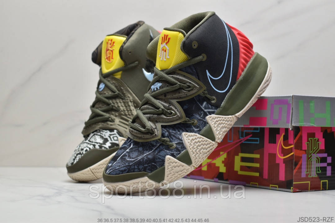 

Eur36-46 Баскетбольные кроссовки Nike Kyrie Hybrid S2 Гибрид “What The Camo” зеленые, Зелёный