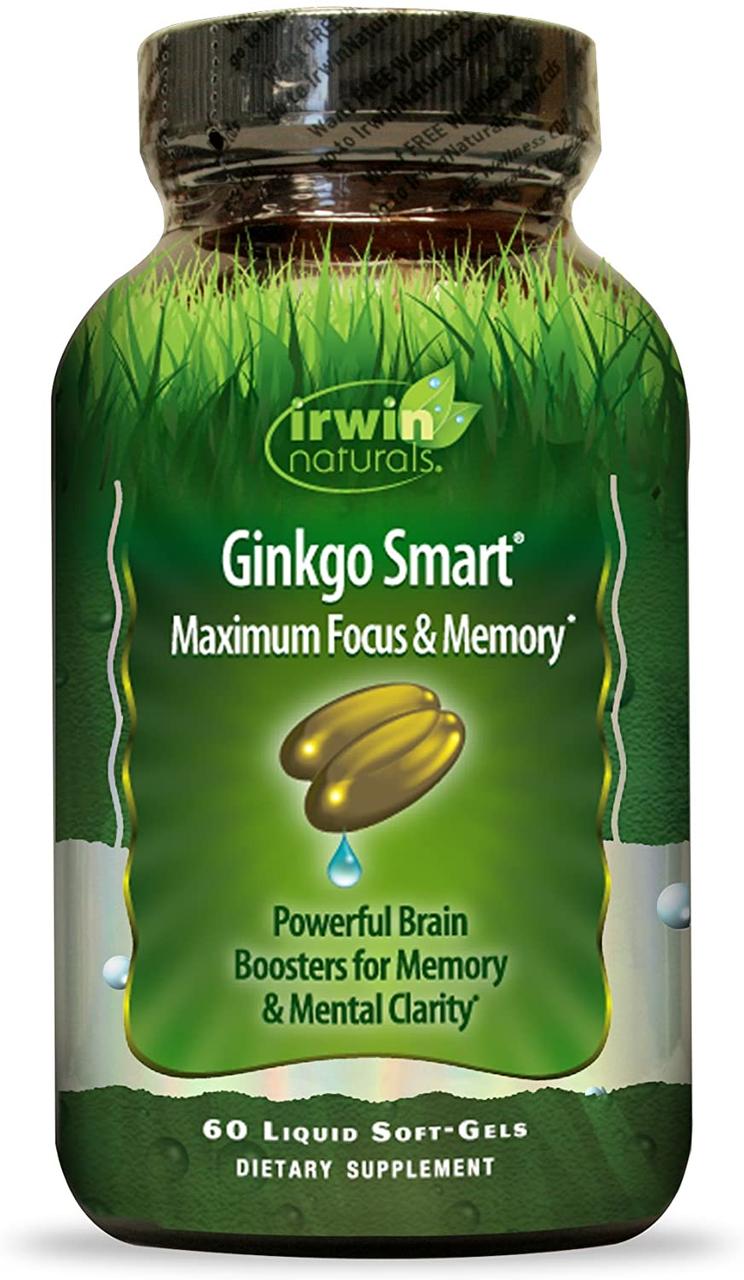 

Irwin Naturals Ginkgo Smart 60 гелевых капсул